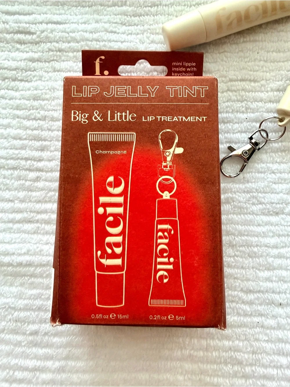 Facile Lip Jelly Tint Big & Little Lip Treatment in Creamy Beige CHAMPAGNE